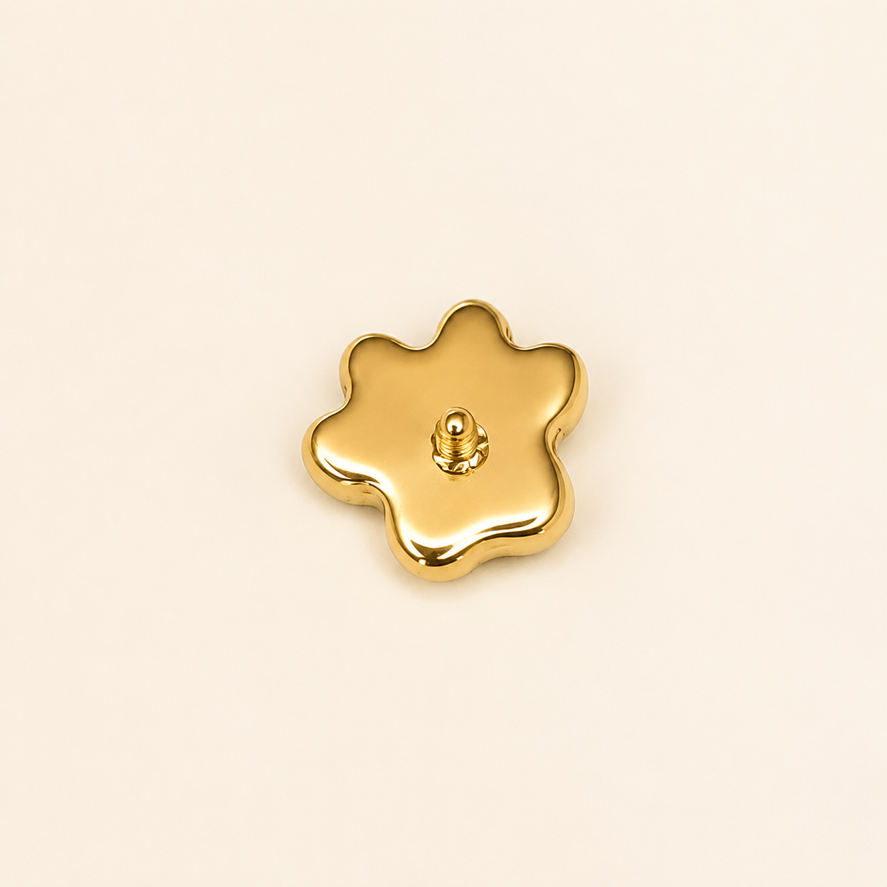 Gold Titanium Paw Labret