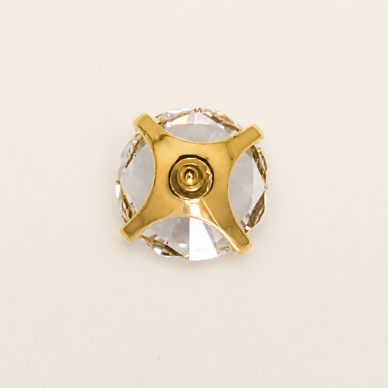 Gold Titanium 5 mm CZ Labret