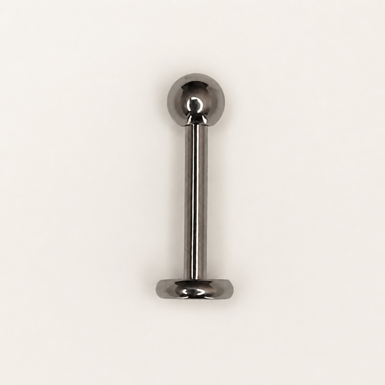 Silver Titanium 3 mm Ball Labret 2-Pack